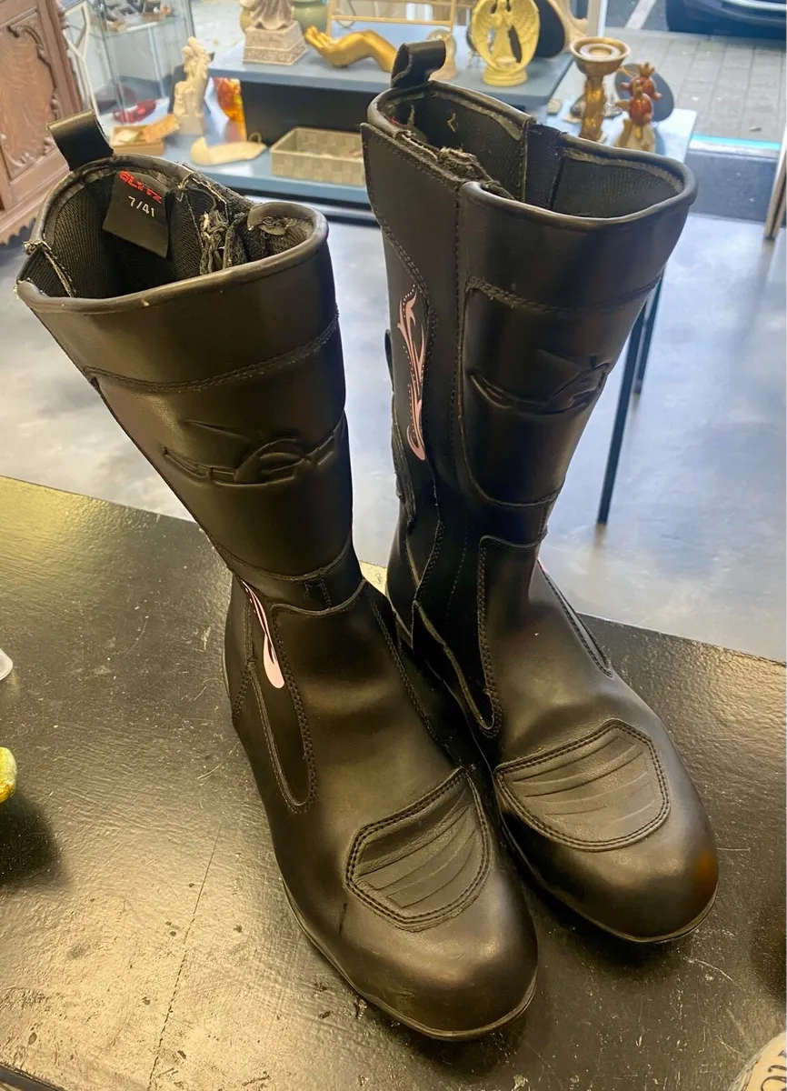 Motorbike leather boots (Ladies) - Image 3