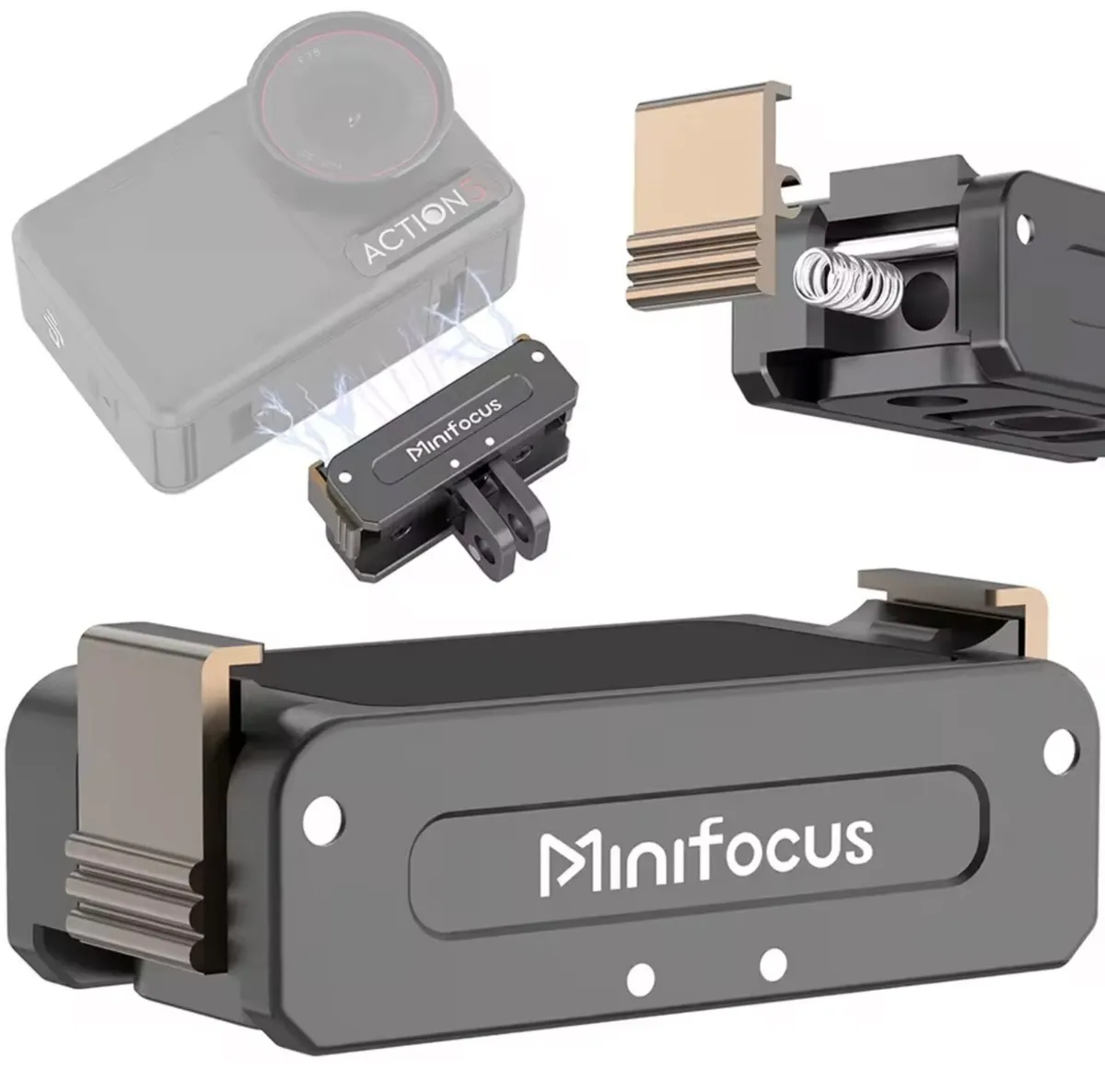 DJI Osmo Action 6 + TELESIN Filter Kit + Cage - Image 4