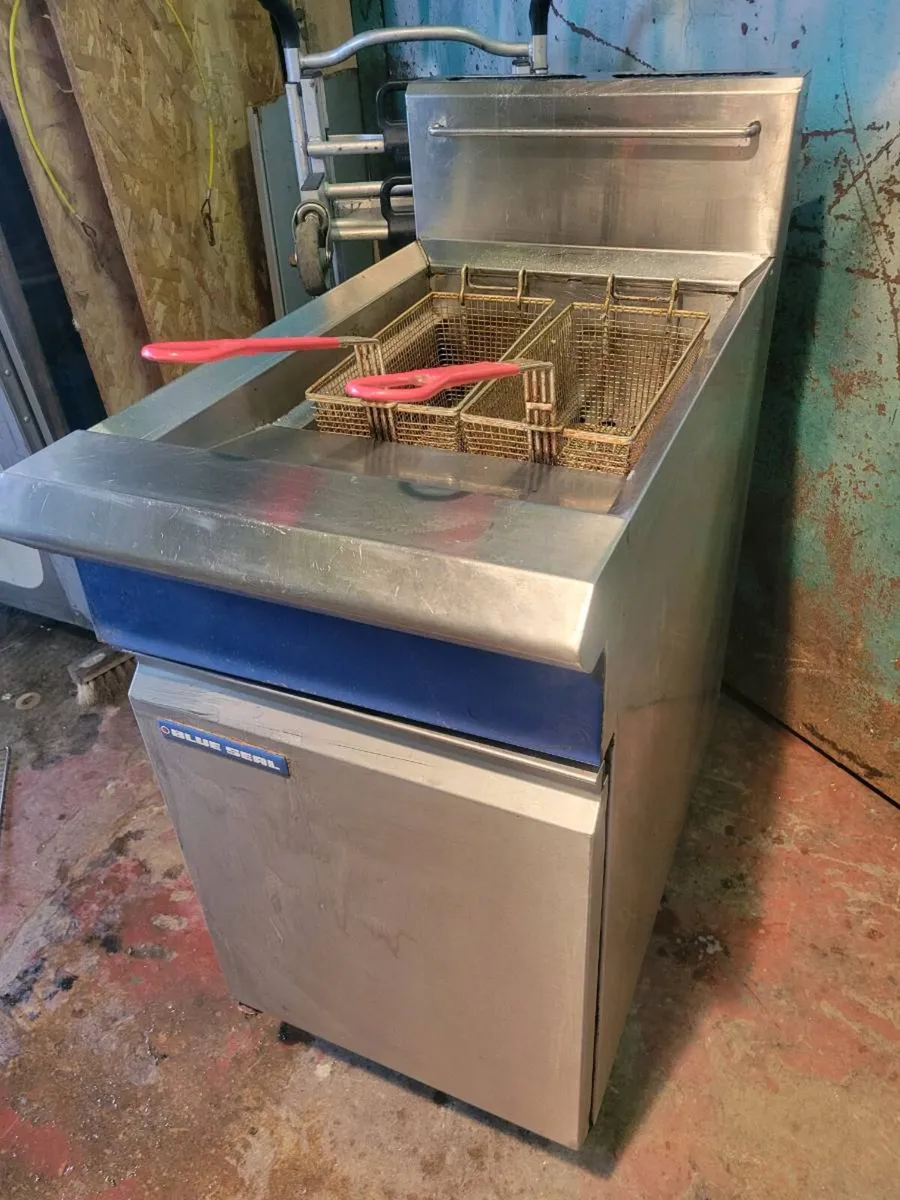 Fryer Natural Gas Fryer BLUE SEAL GT45