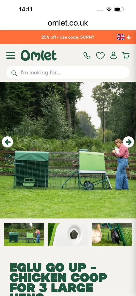 Omlet chicken coop - Image 1