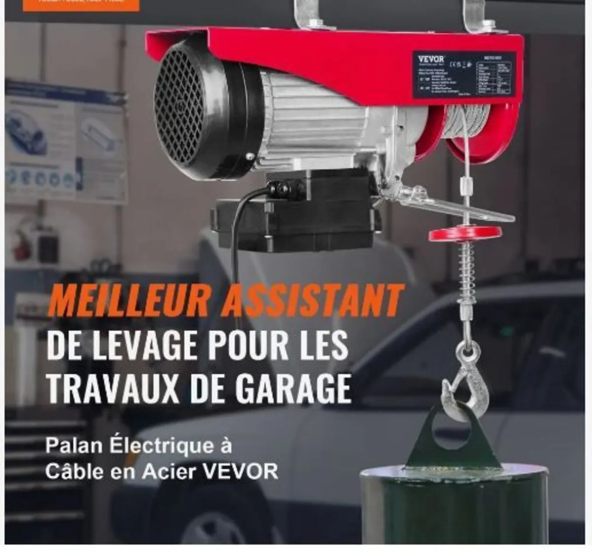 Electric Hoist 2200 lb Electric Winch - Image 2