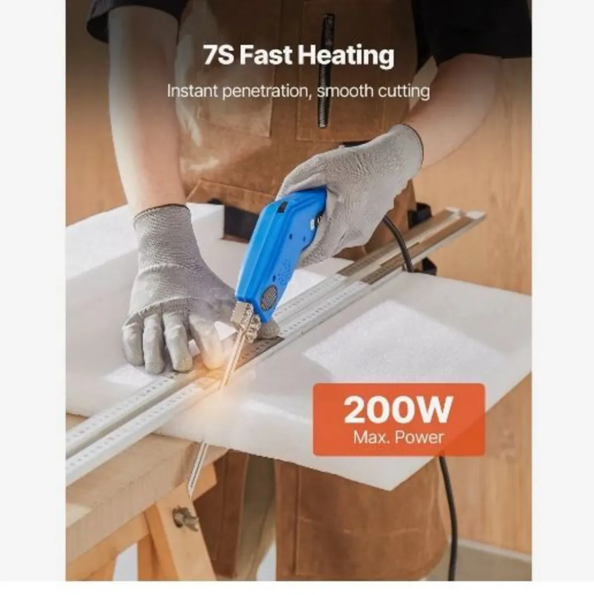Hot Knife Foam Cutter, 200W Electric Foam - Image 2