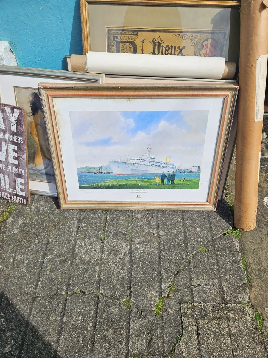 Picture Print P&O Cruises SS Canberra Leaving Belf - Image 1