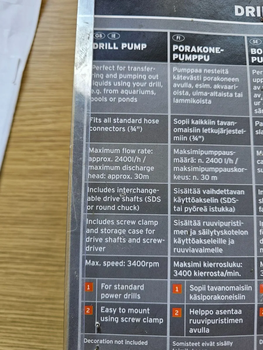 Drill pump Powerfix Lidl - Image 4