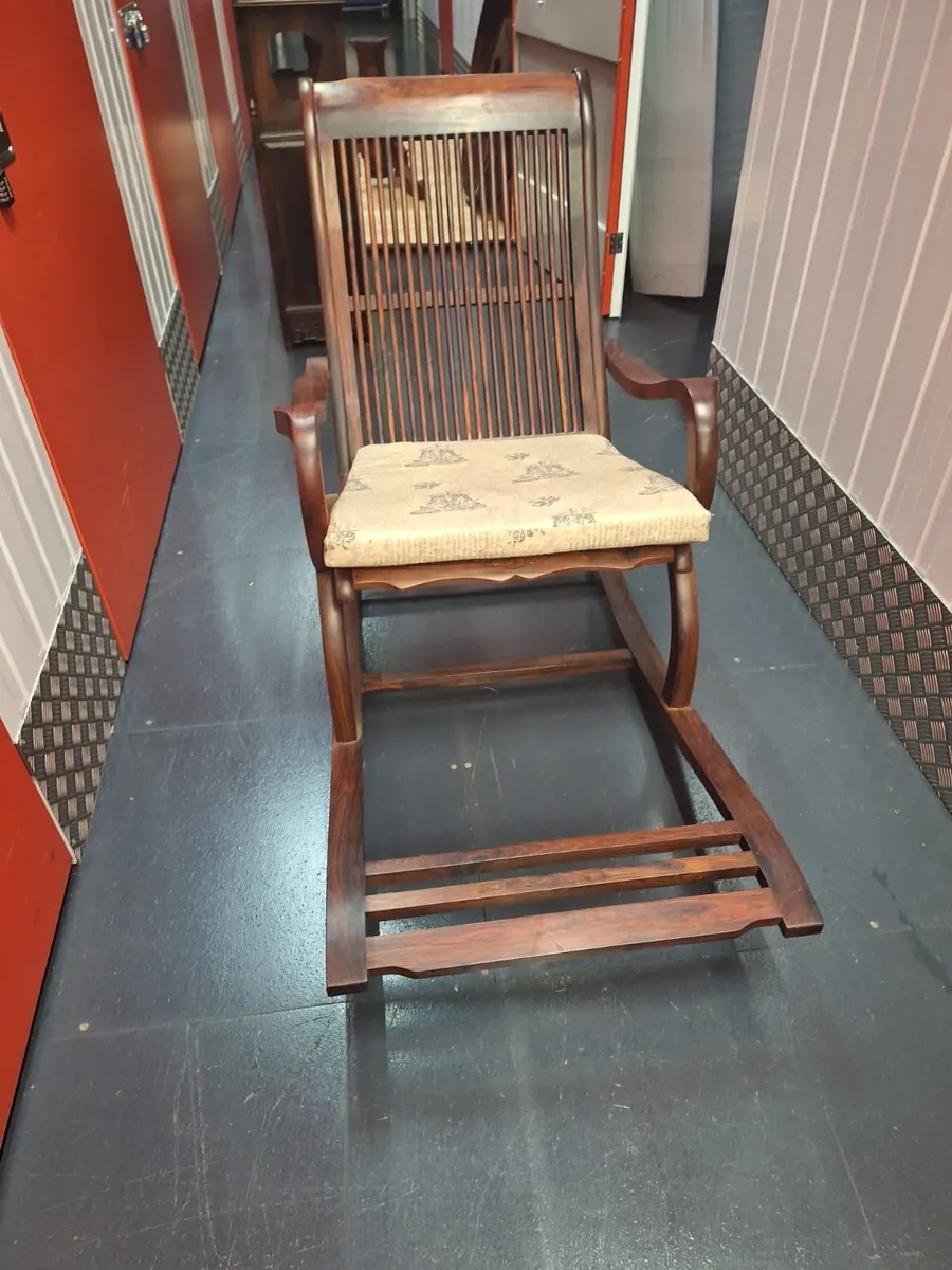 Antique Chinese Rocking Chair - Image 4