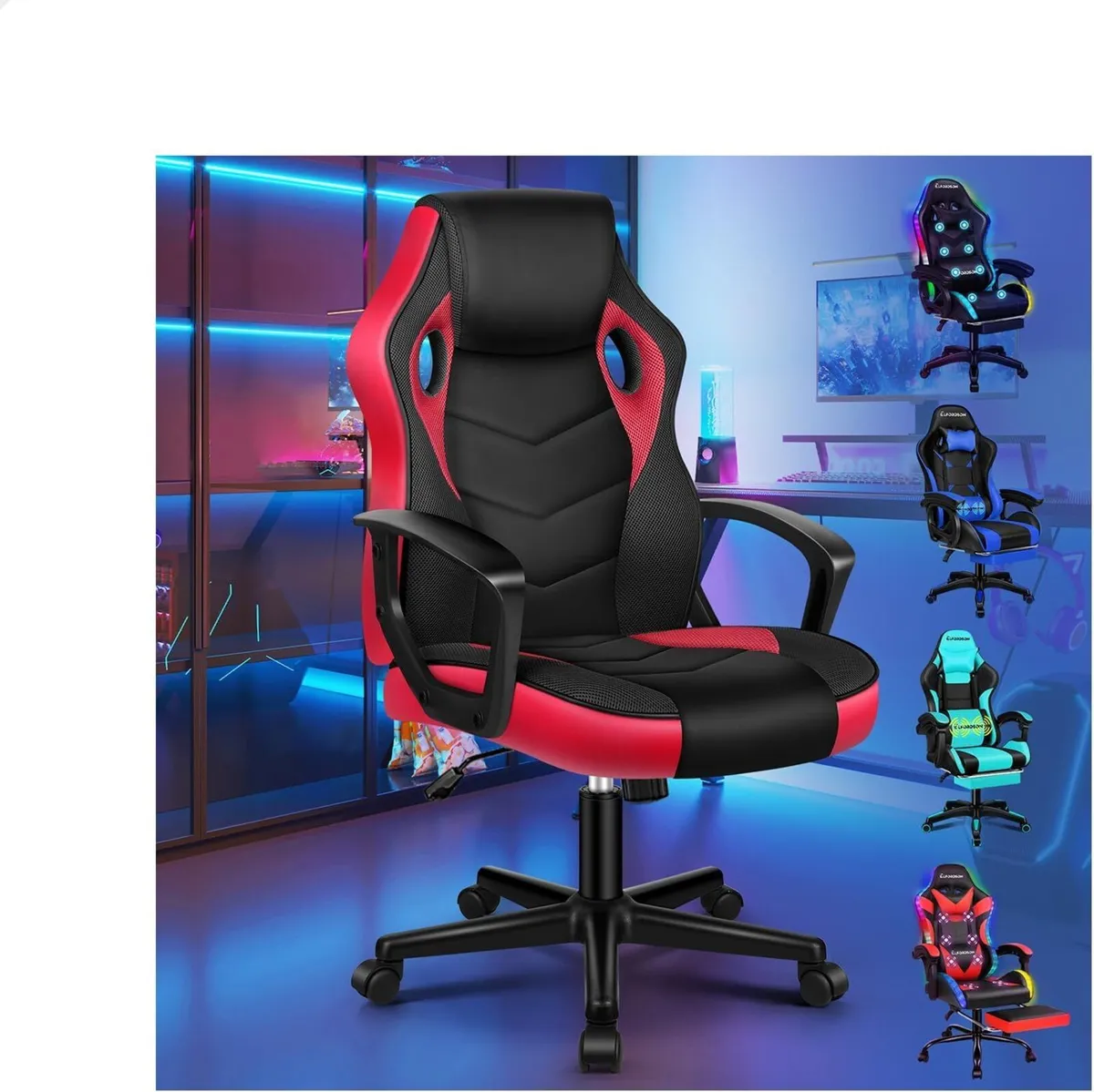 Gaming Chair Video Game Chairs Ergonomic Computer - Image 1