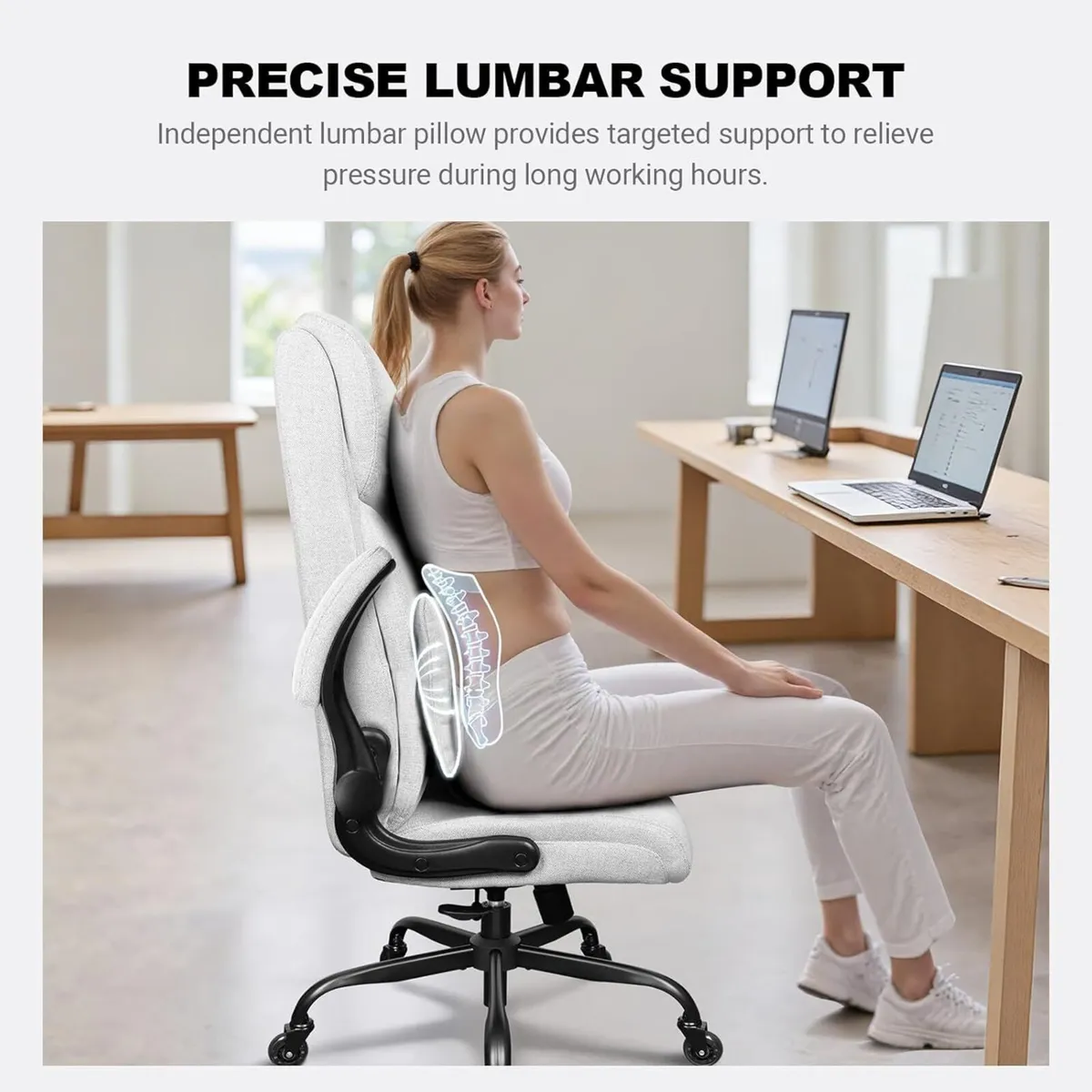 Office Chair for Tall People – High Back Design - Image 3