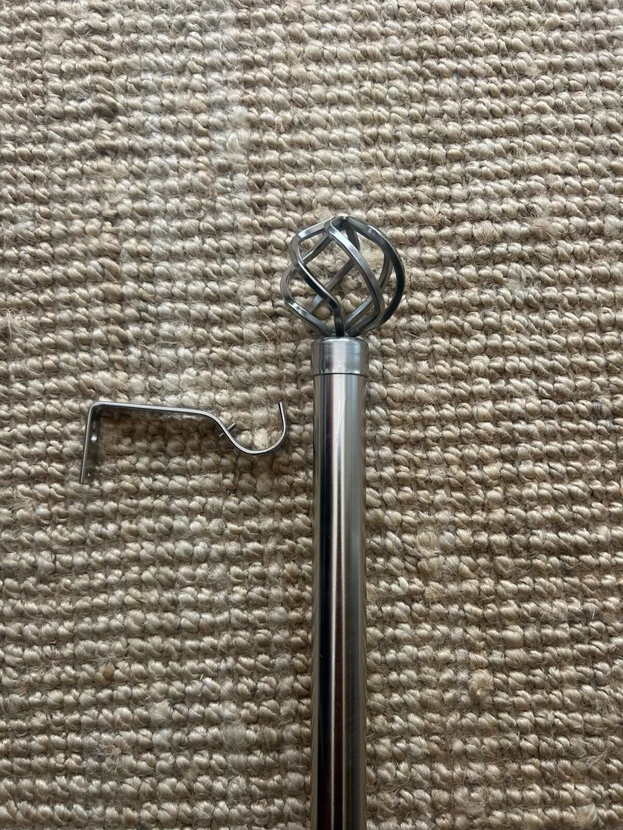 Two sets of metal Curtain Rails - Image 1