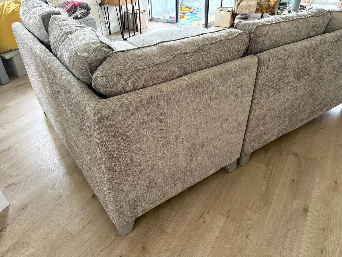 Corner Sofa with Footstool - Image 2