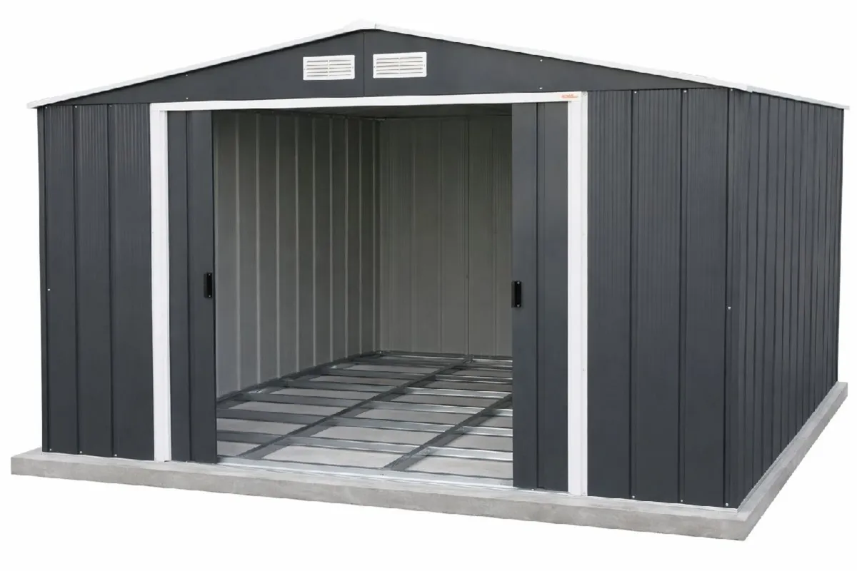 🏡 10x8 ECO  Steel Garden Shed + FREE Floor Frame - Image 3