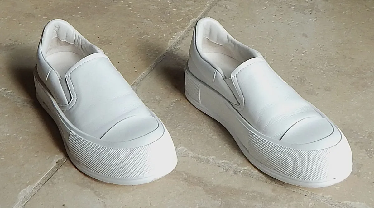 Pair of Alexander McQueen Deck Plimsoll Sneakers - Image 1