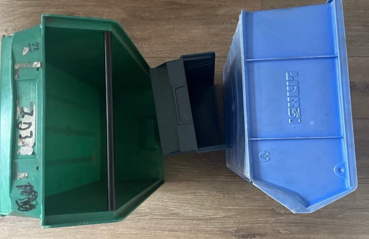 Three hard plastic boxes together €10 - Image 2
