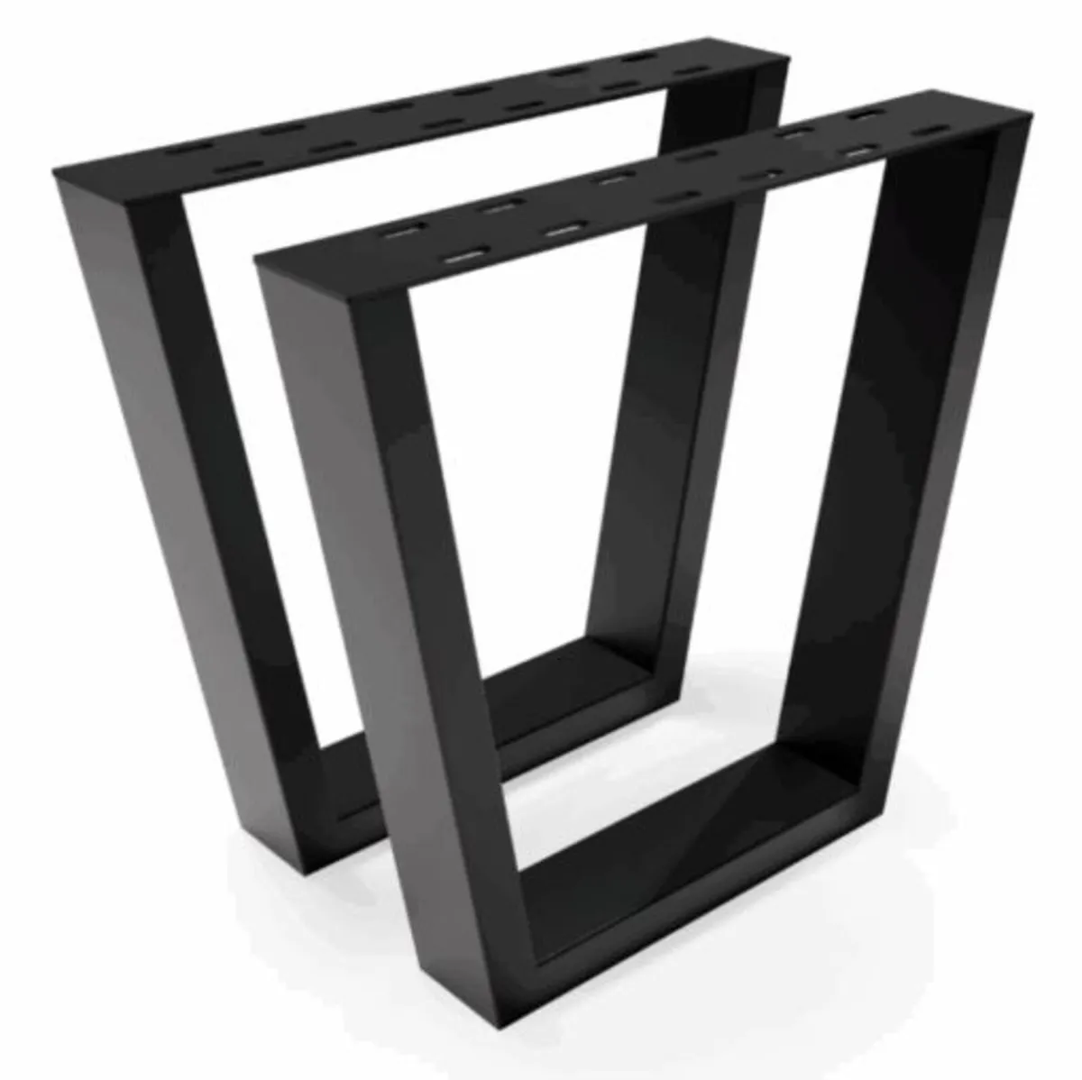 Metal Table Legs Type V Loft Style 77×70 cm Set 2 - Image 3