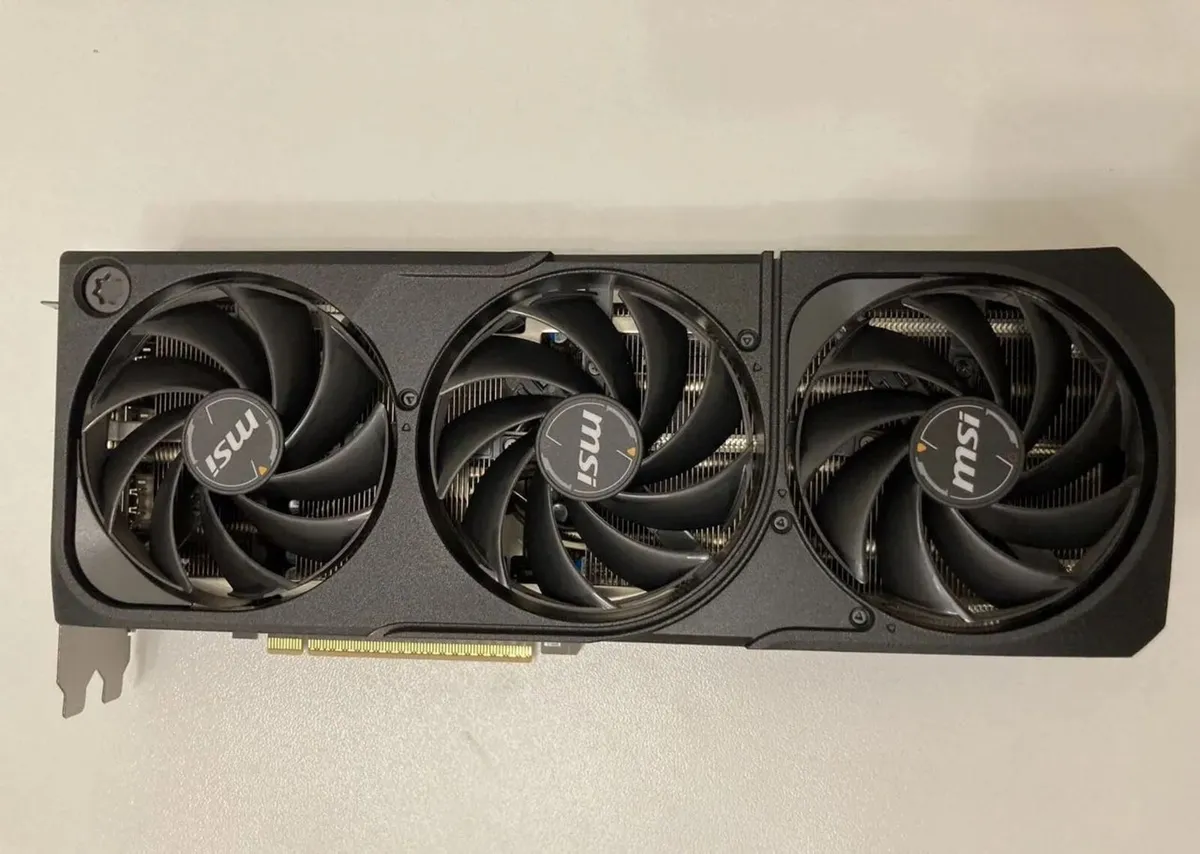 MSI RTX 5070 Ti shadow 3X OC graphics card - Image 1