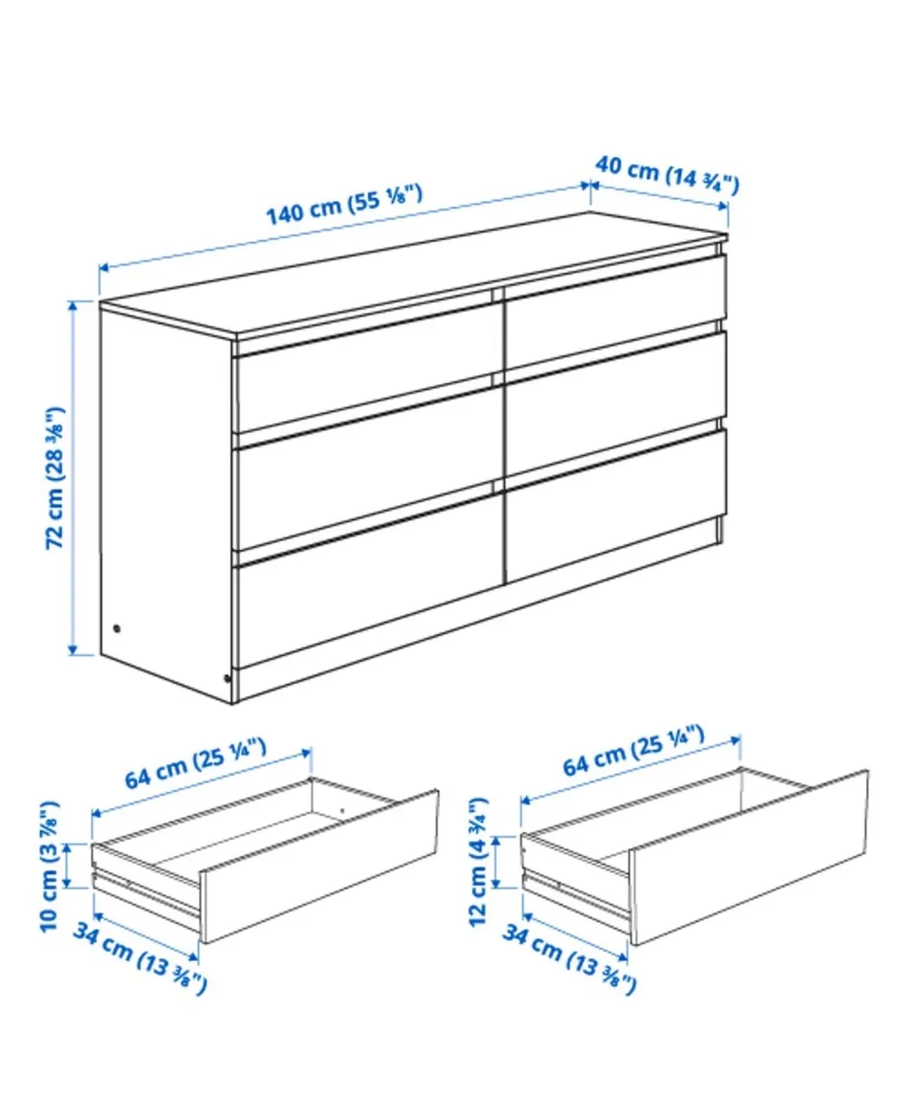 IKEA Chest of Drawers - Image 3