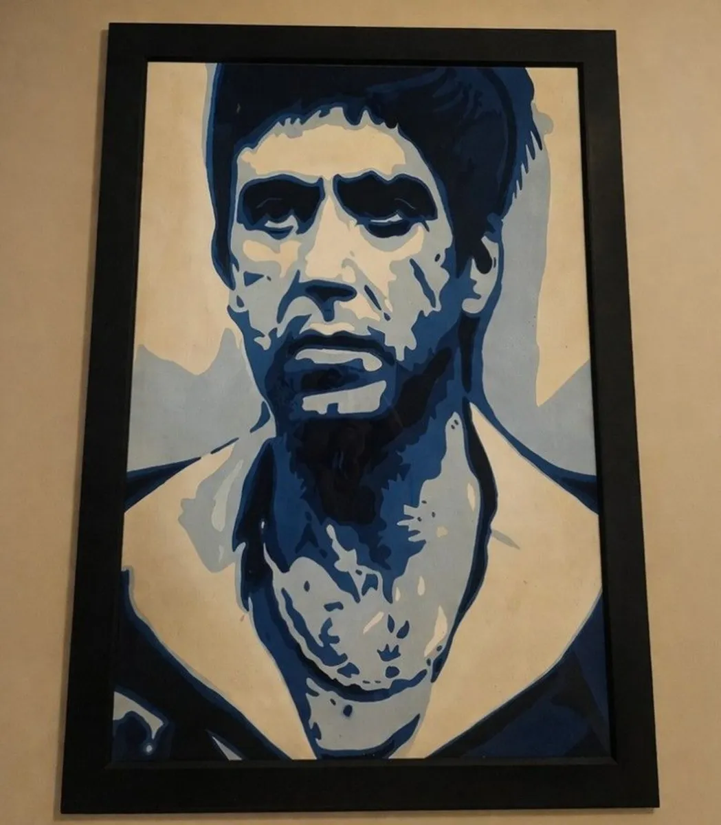 Framed handpainted original artwork