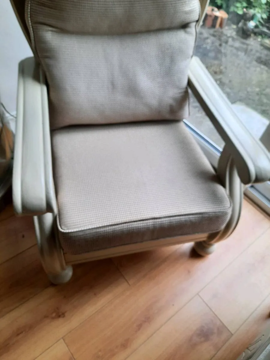 FREE....NO CHARGE.....Cream armchair - Image 2