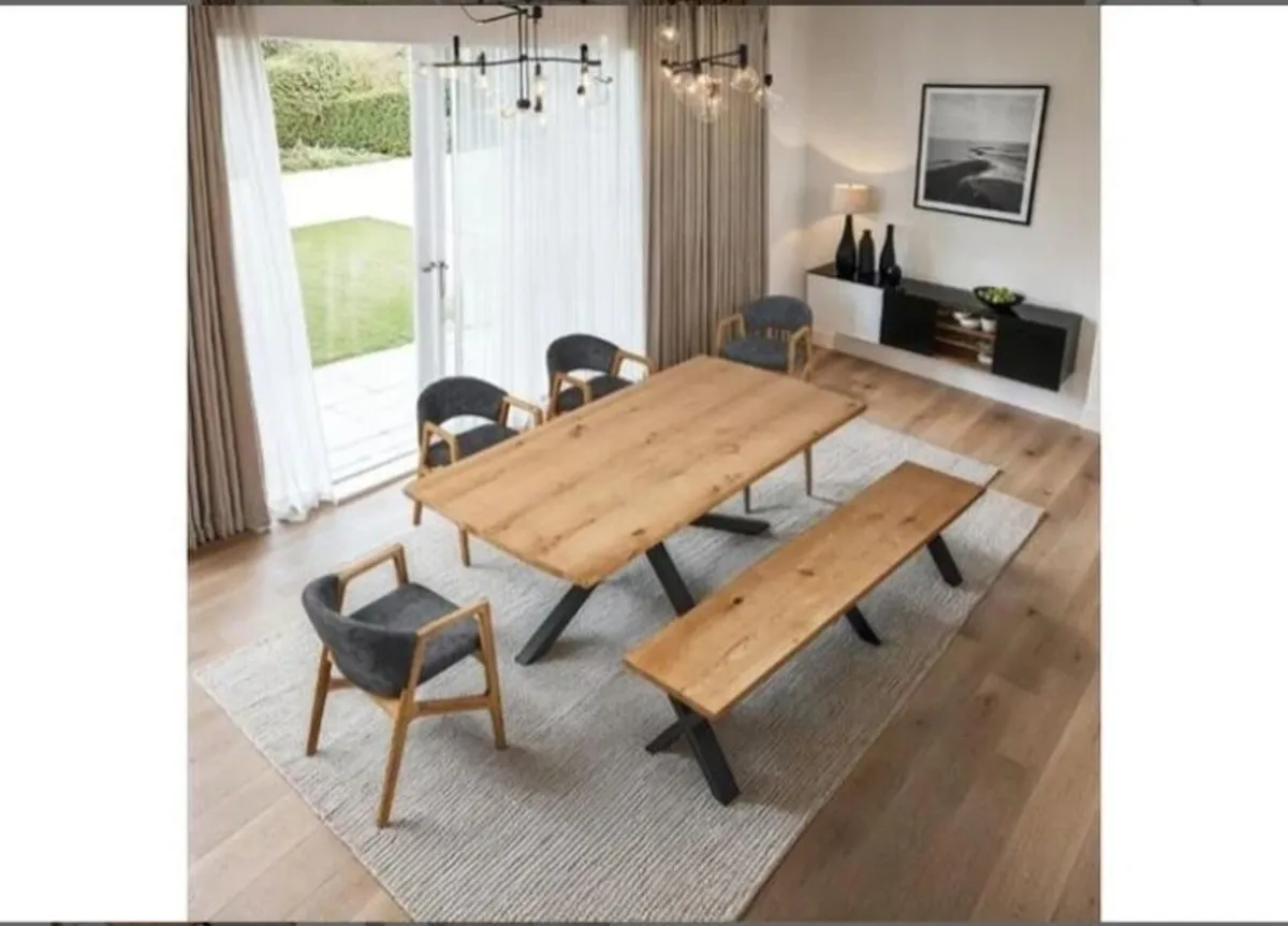 Onyx 2 m Fixed Dining Table - Image 2