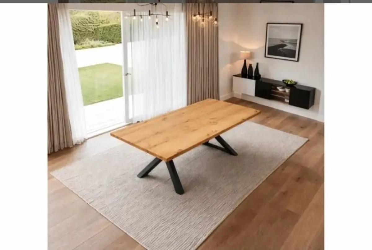 Onyx 2 m Fixed Dining Table - Image 1