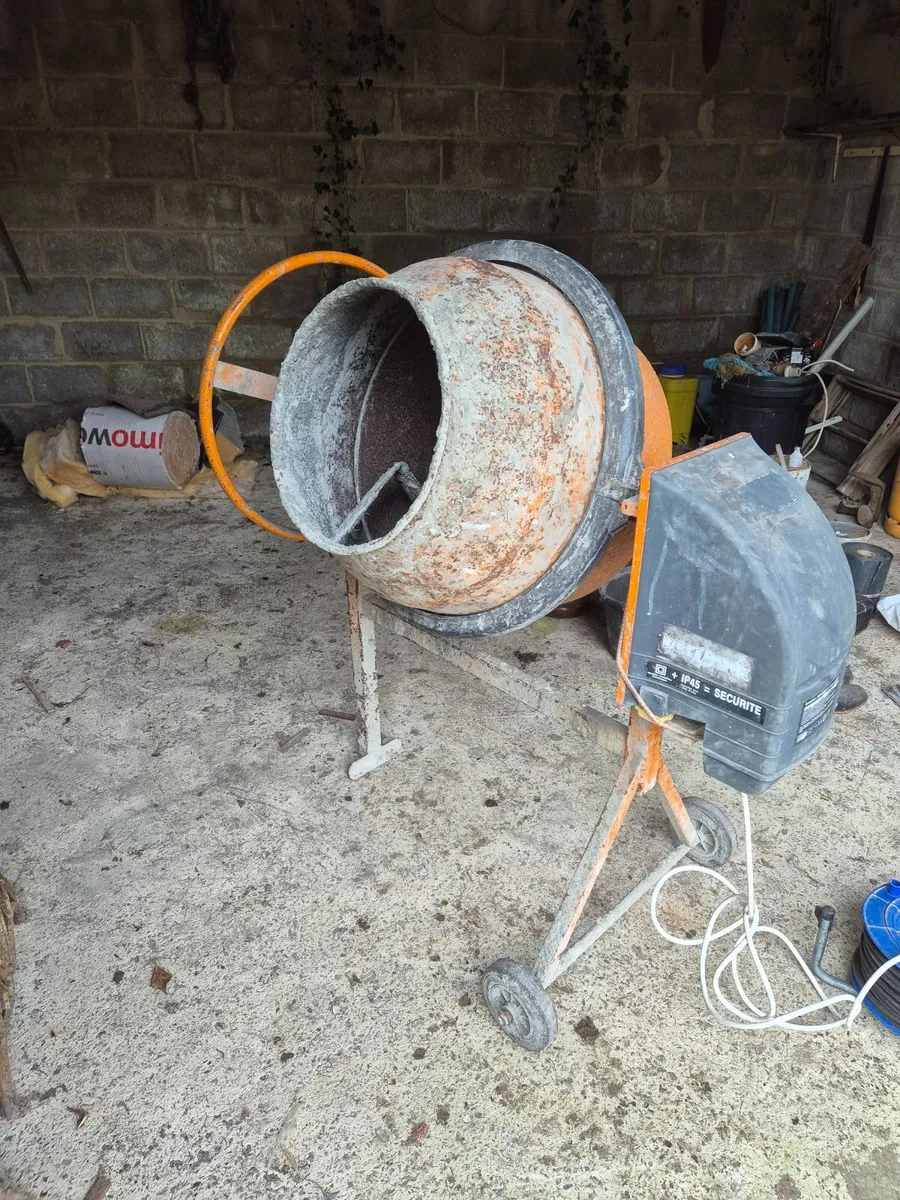 Electric Cement Mixer (240v) - Image 4