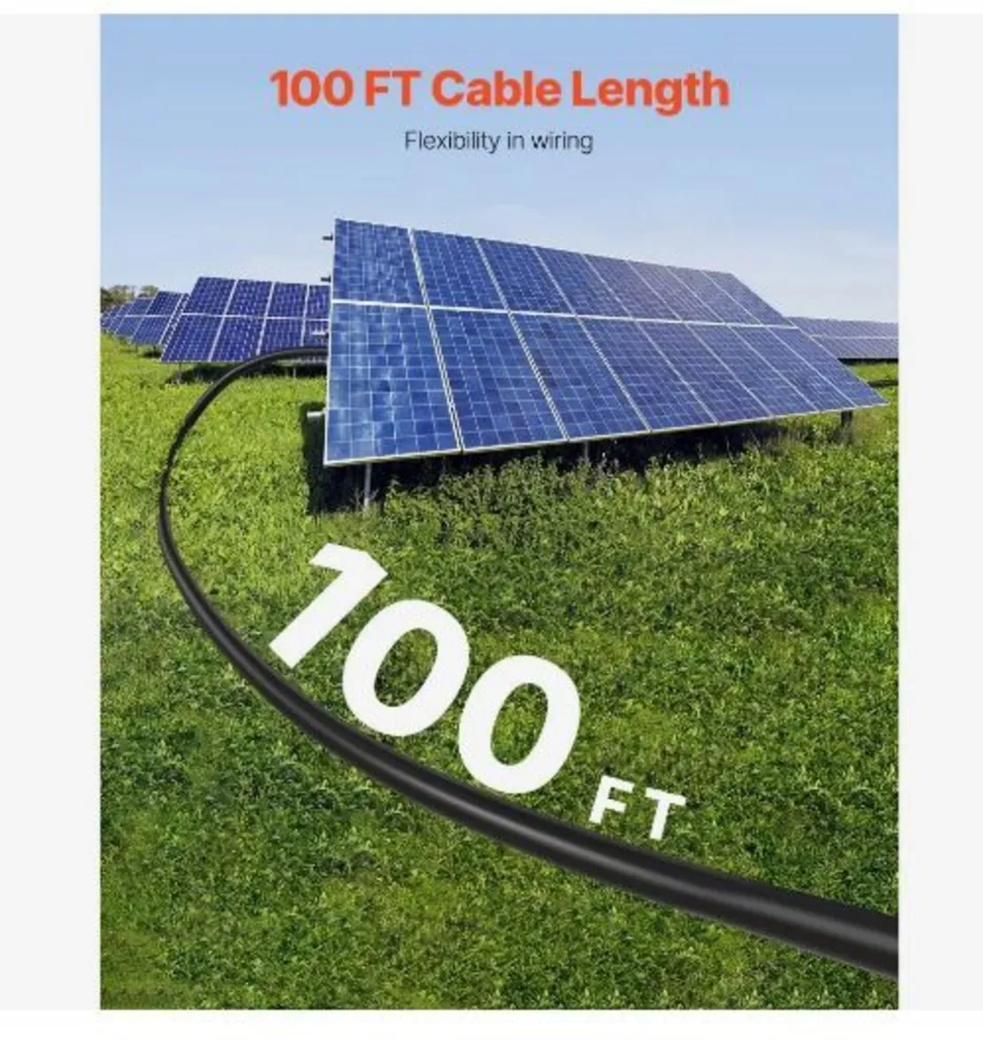 30.48m/100FT Solar Panel Extension Cable - Image 3