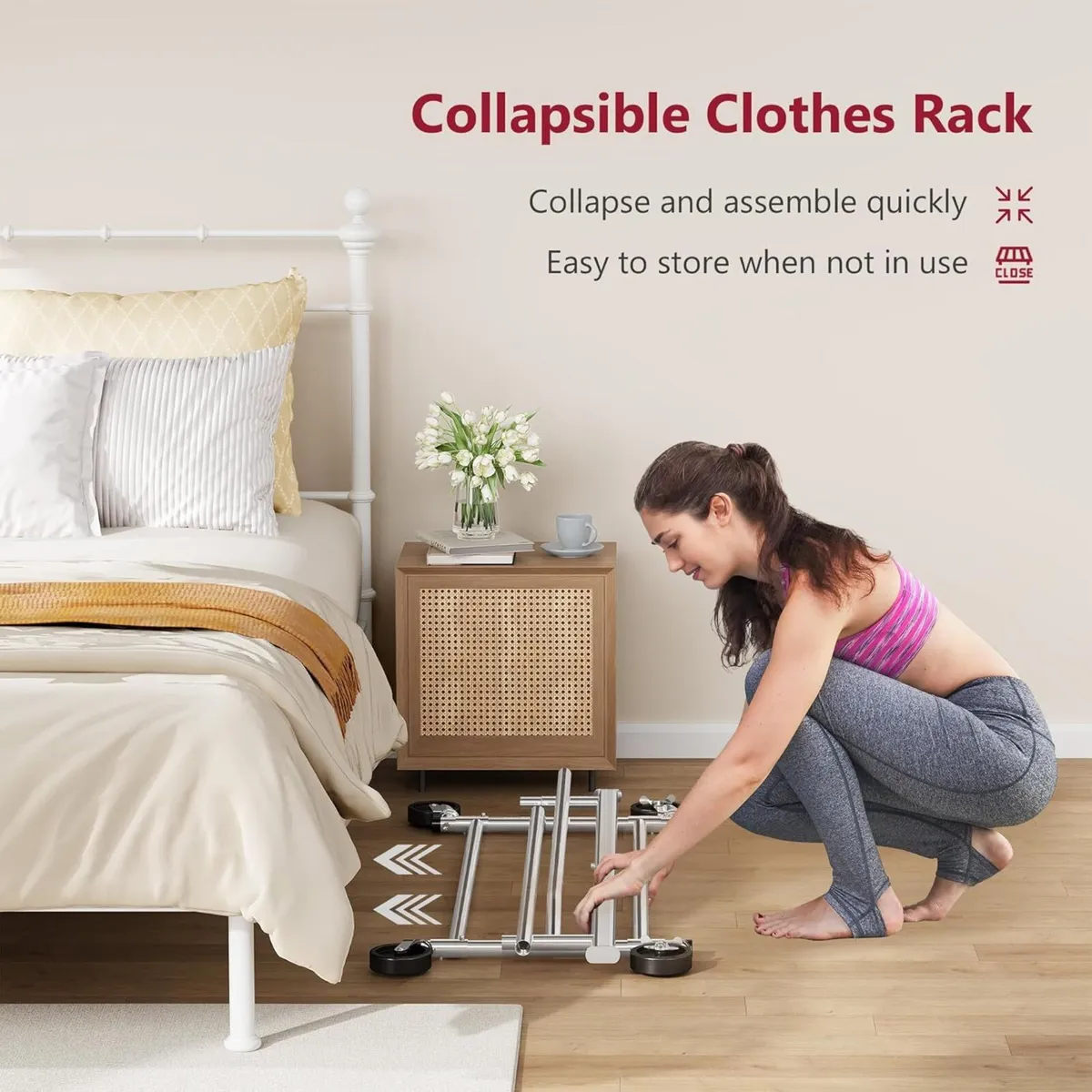 Clothes Rack Heavy Duty Clothing Load 350 LBS - Image 4