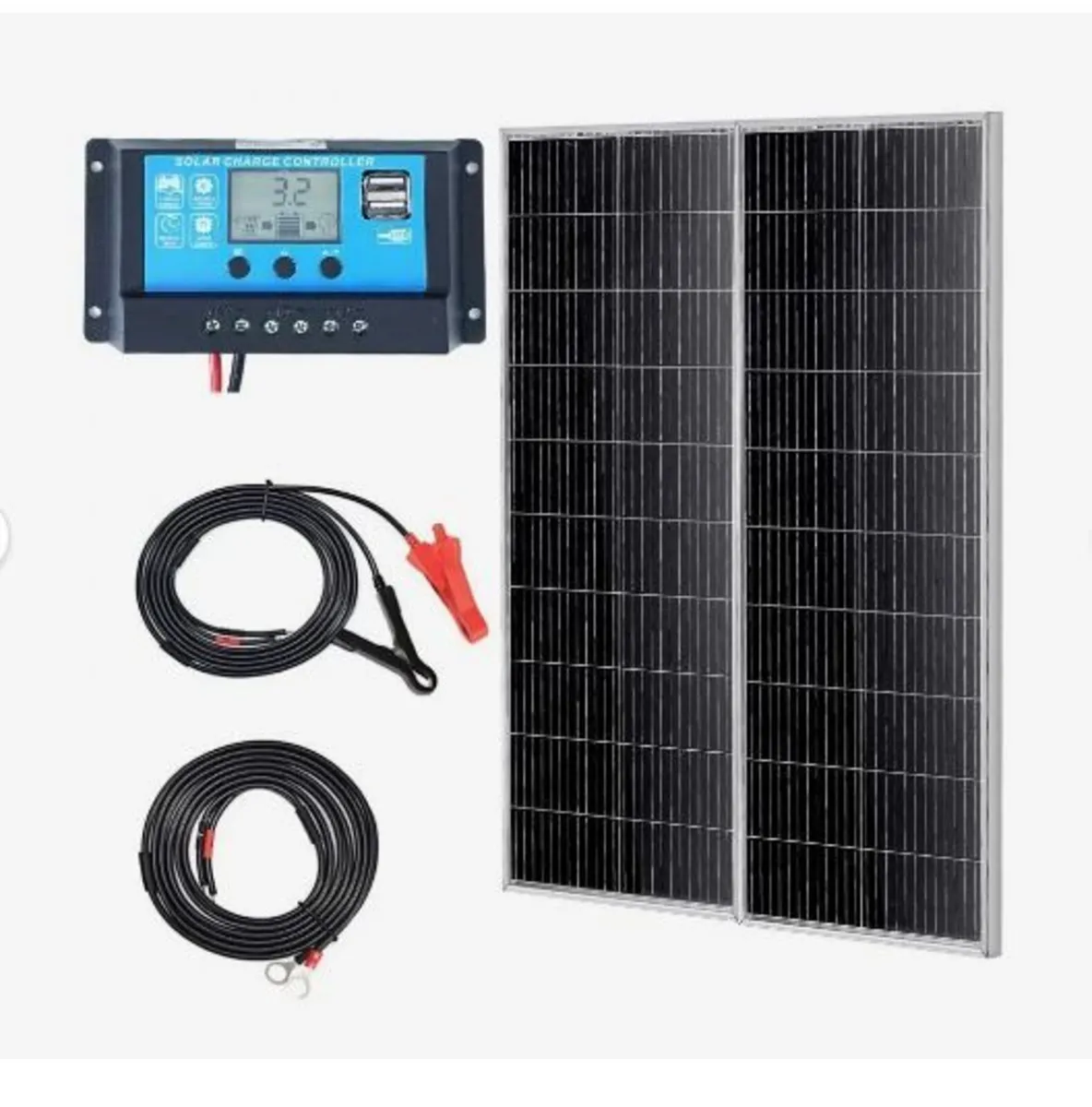 200W Monocrystalline Solar Panel Kit - Image 1
