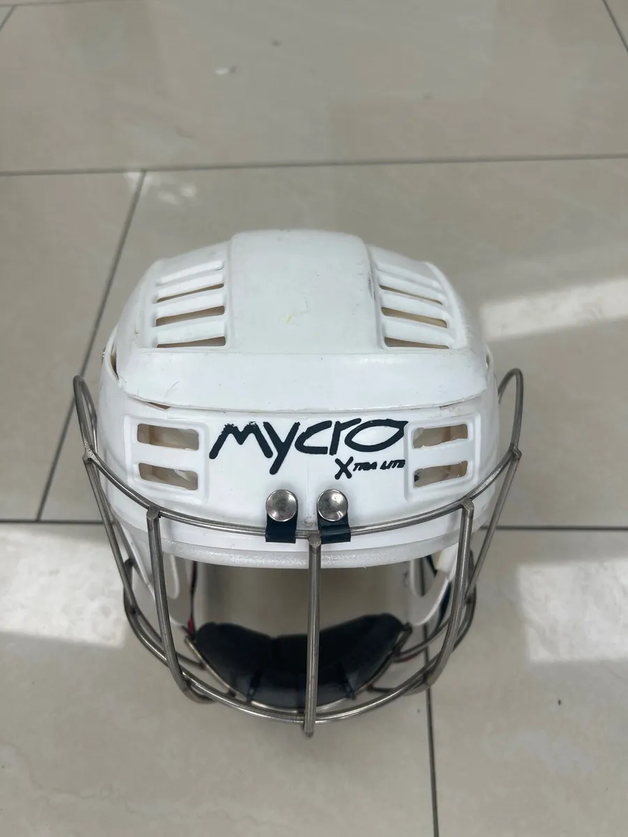 Mycro hurling helmet white - Image 1