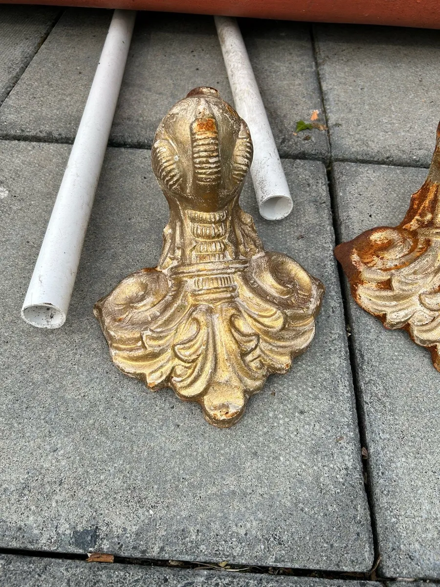 Antique Victorian double ended roll top bath - Image 3