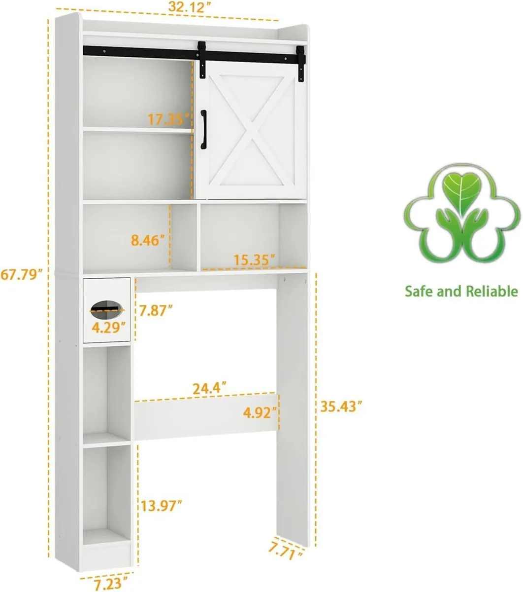 Tall Cupboard for Bathroom Cabinet Over The - Image 2
