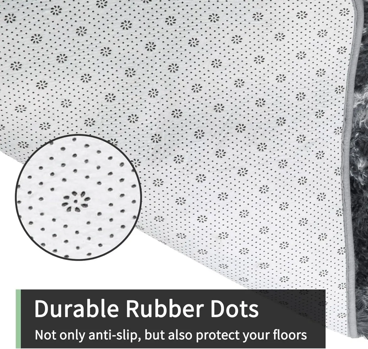 Rugs Living Room 200x300cm Grey Area for Bedroom - Image 4