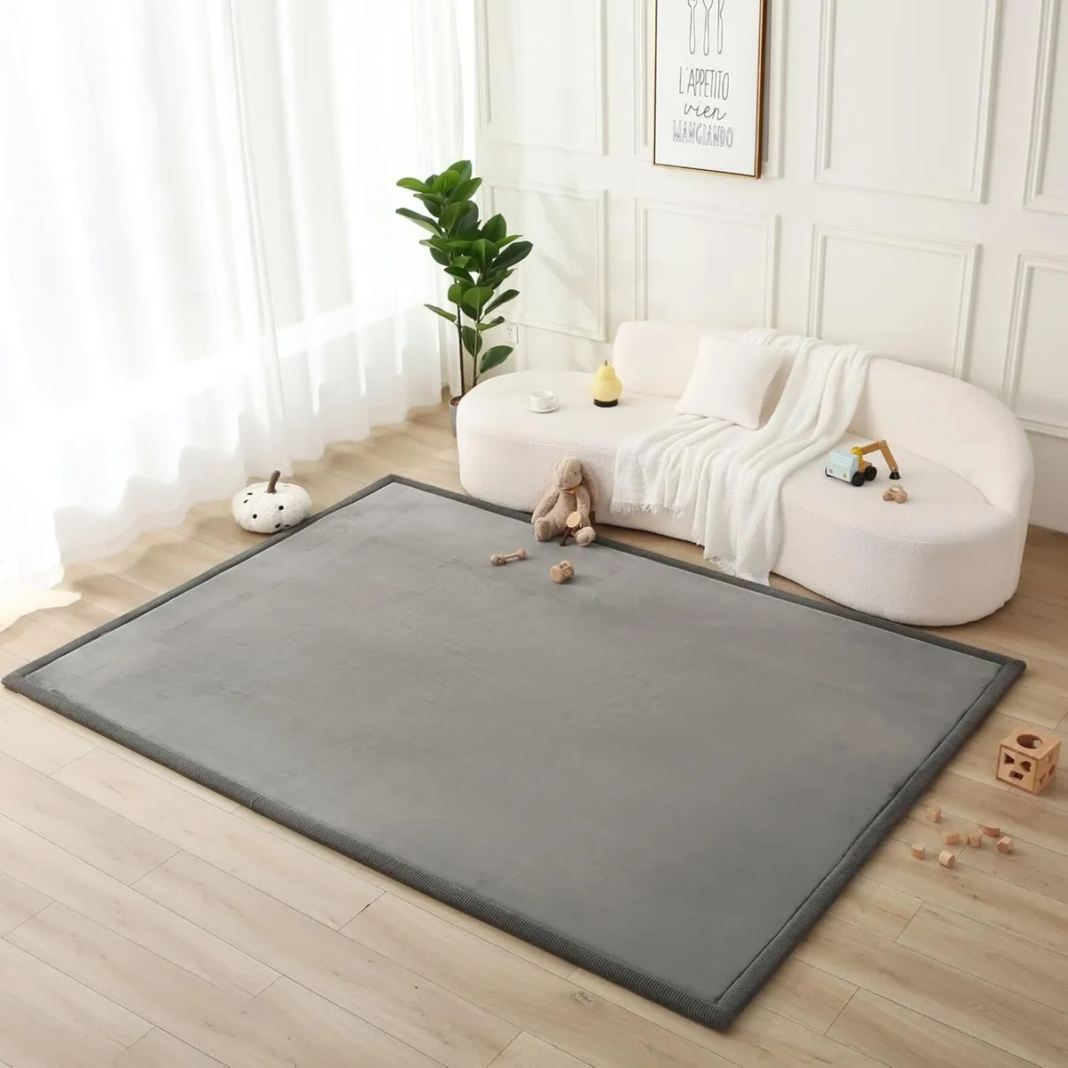 CloudSoft Baby Play Mat for Floor 200 x 280cm - Image 1