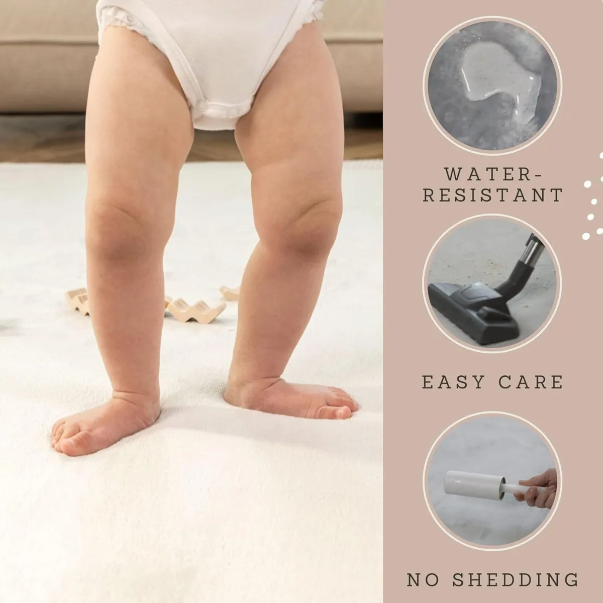 CloudSoft Baby Play Mat for Floor 200 x 280cm - Image 4