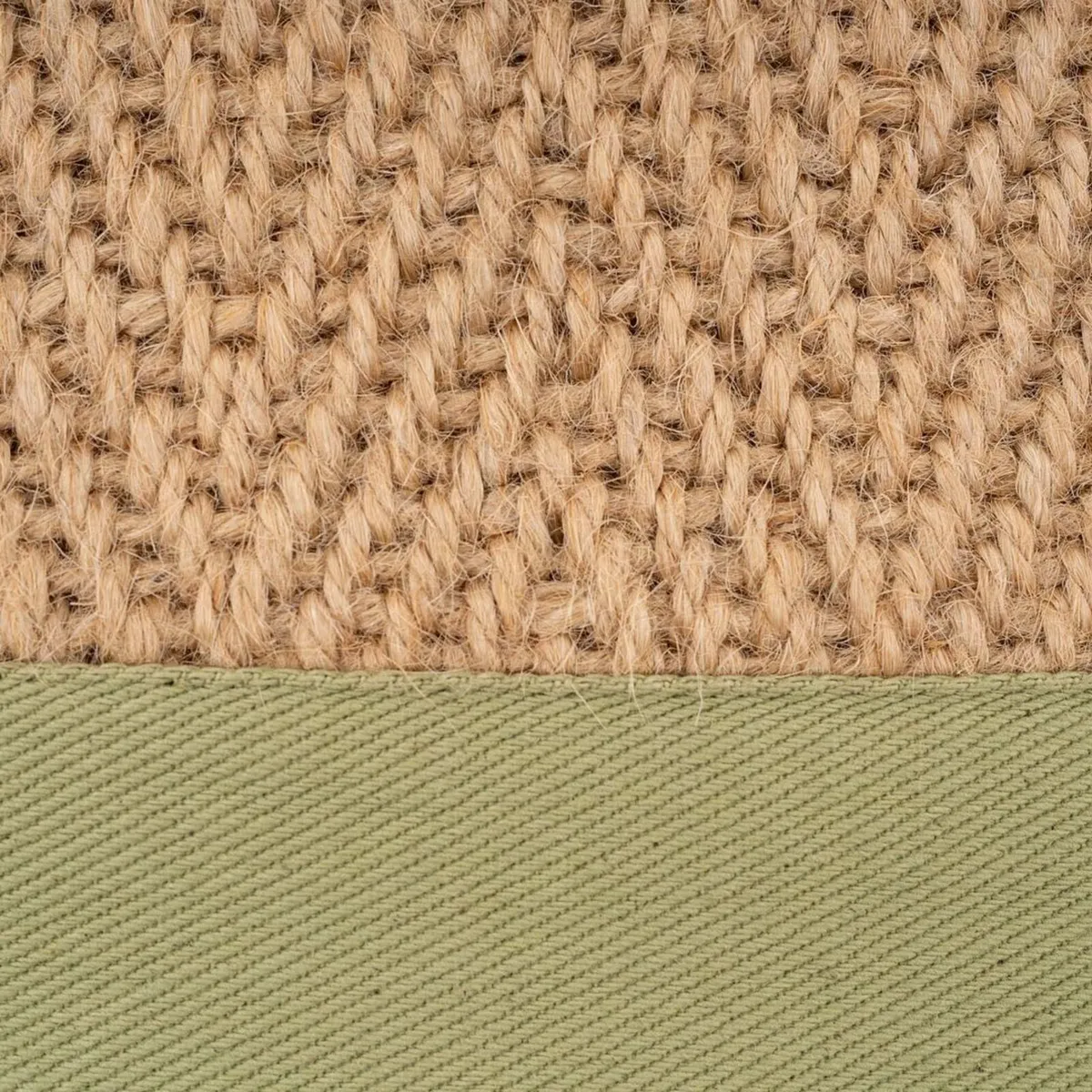 Natural Sustainable Olive Green Cotton Border - Image 3