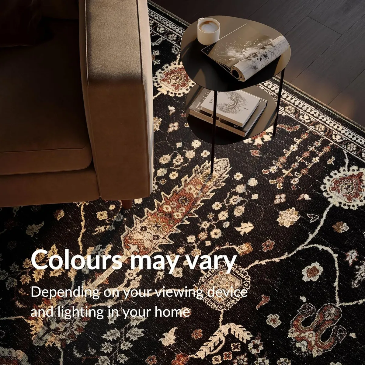 Machine Washable Rug 122x170cm 75% Recycled - Image 4