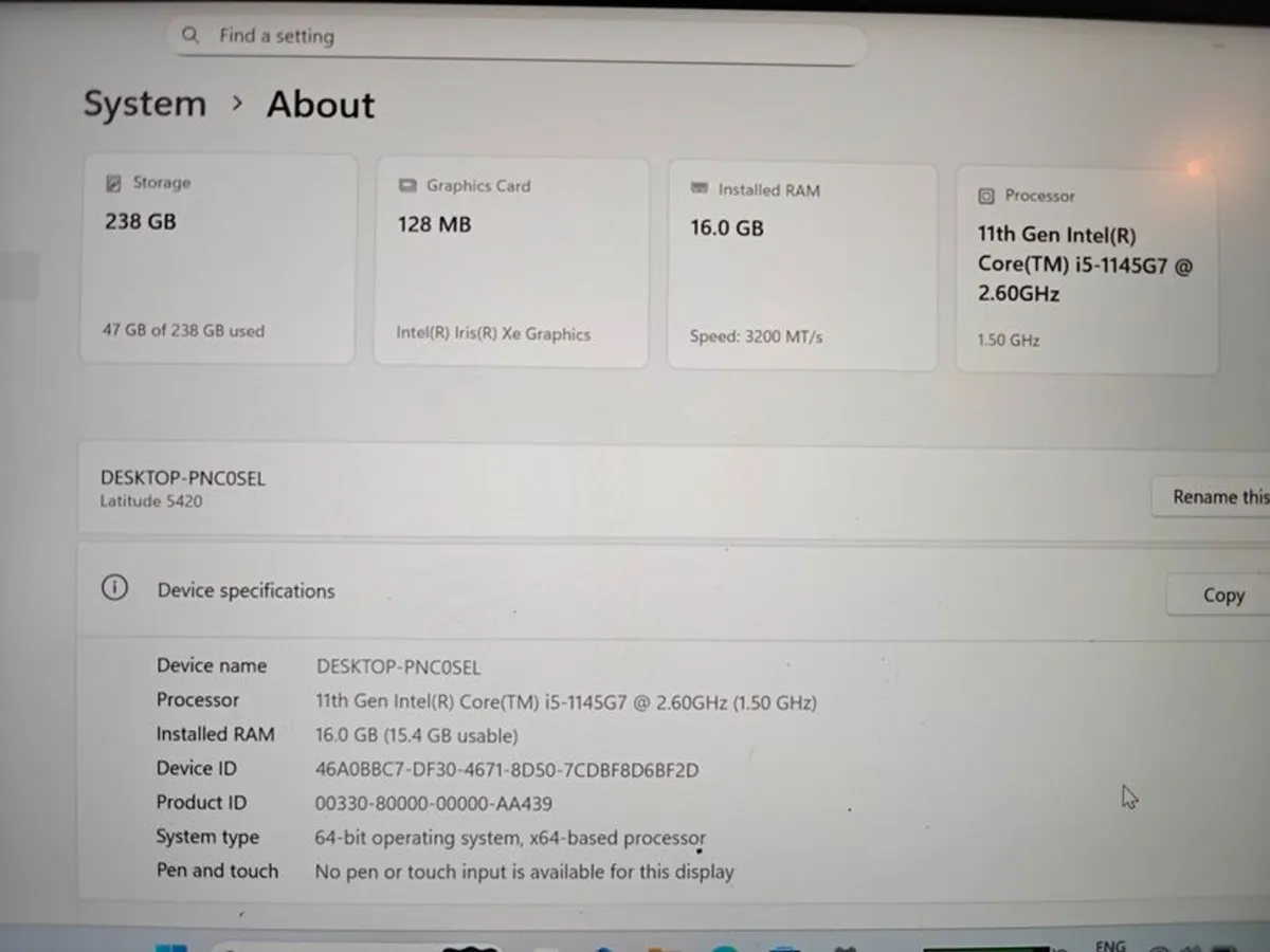 Dell Latitude 5420 | i5 (11th gen) | 16GB | 256GB - Image 4