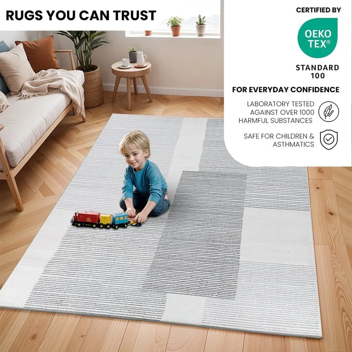 Lahti Abstract Rug - Area Rugs Living Room - Image 3