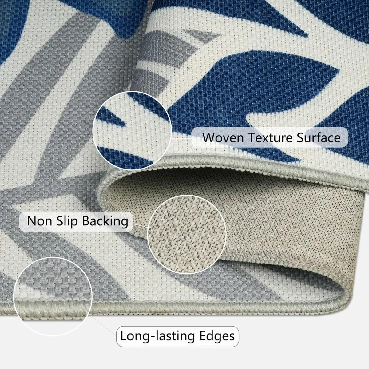 Outdoor Rug 160x230cm Jute Rugs Living Room - Image 3