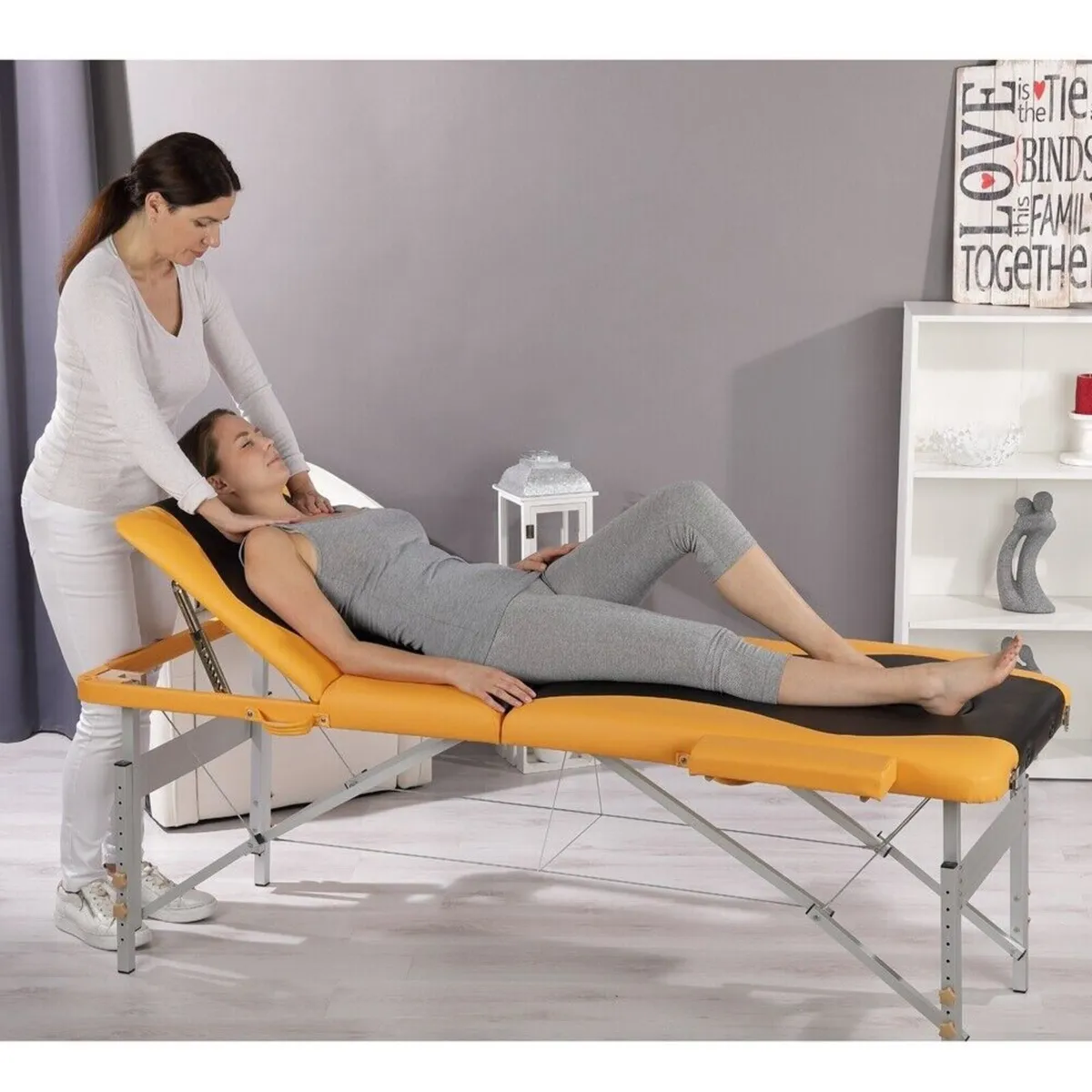 New Massage Sport Table (Orange) FREE Delivery - Image 4