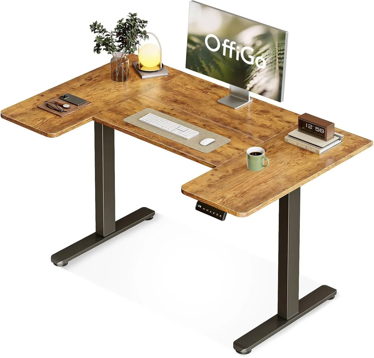 Electric Standing Desk 120cm U Shaped Height - Image 1