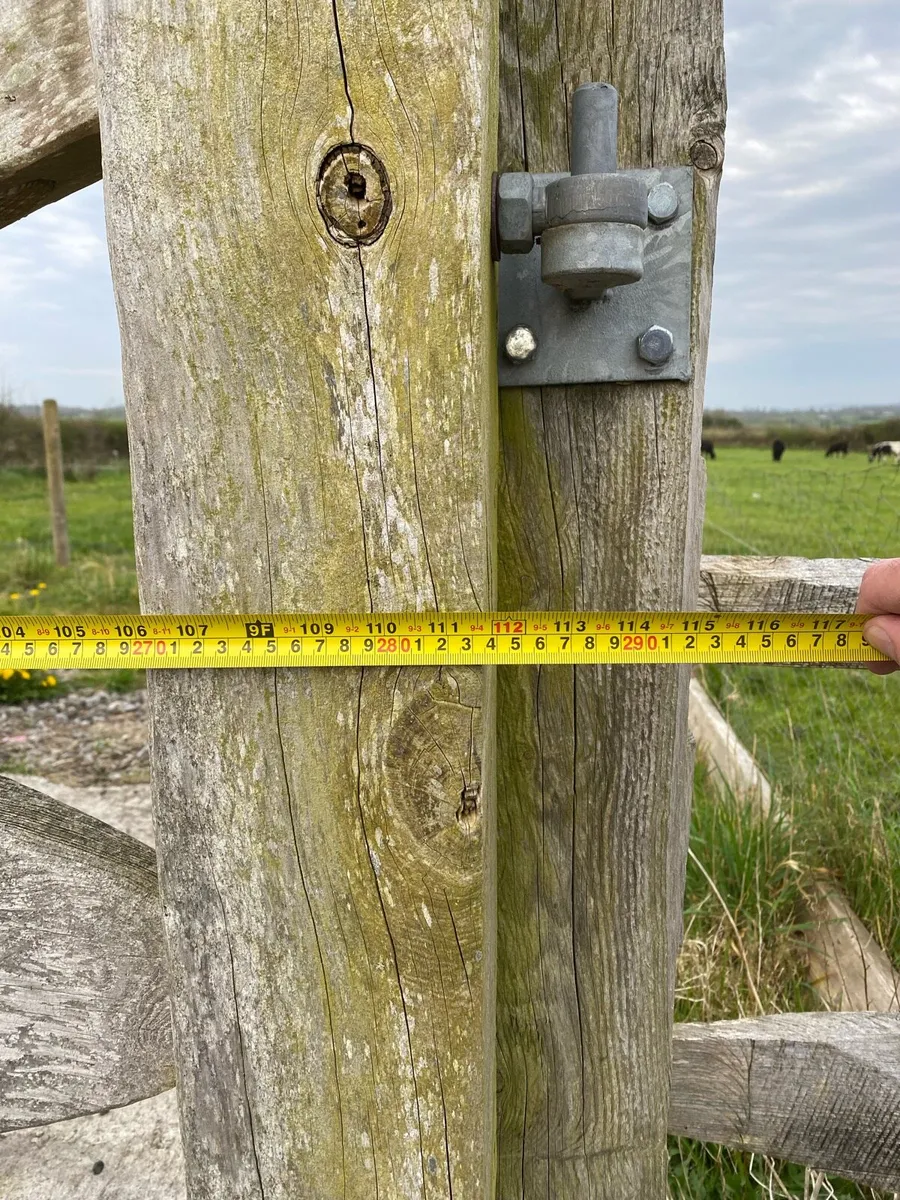 Large Cedar Wood Gates - Image 4