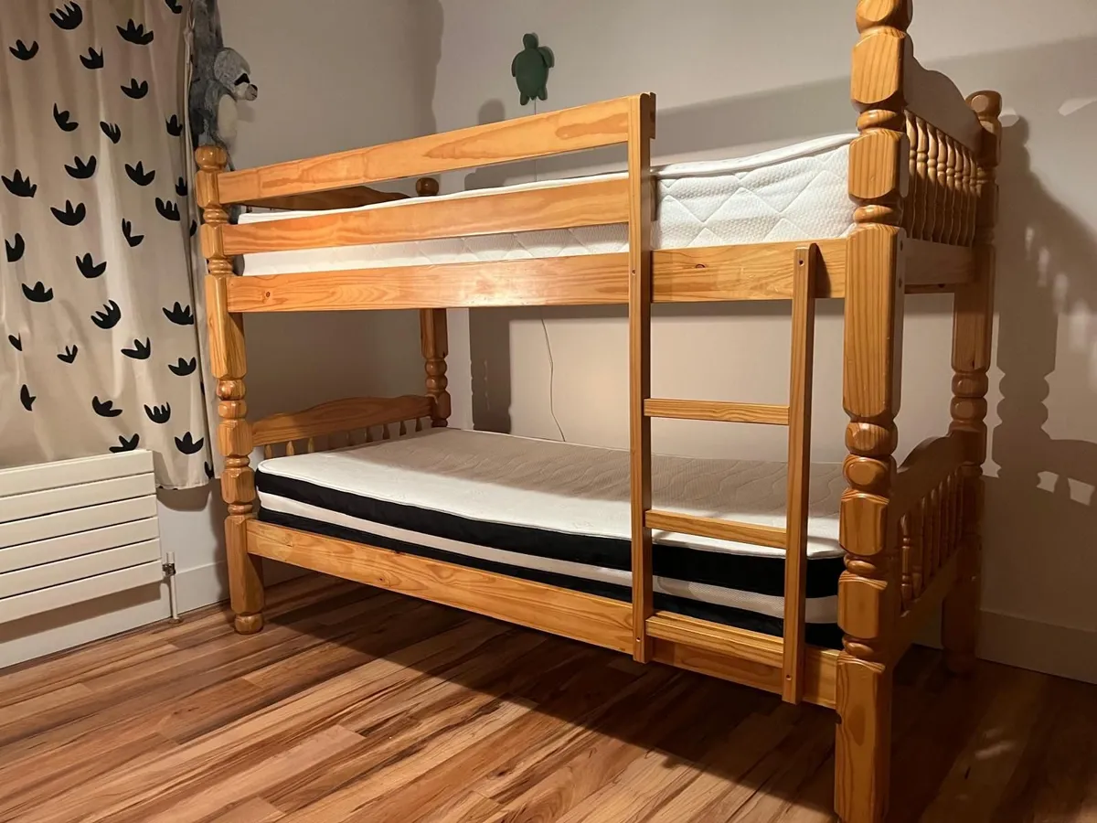 High-Quality Solid Pine Bunk Beds - Image 2