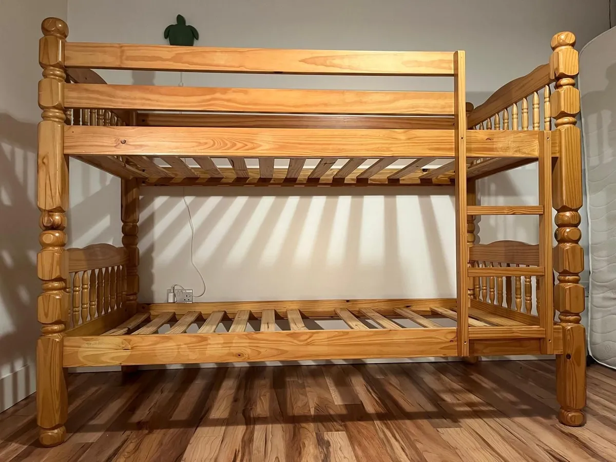 High-Quality Solid Pine Bunk Beds - Image 3