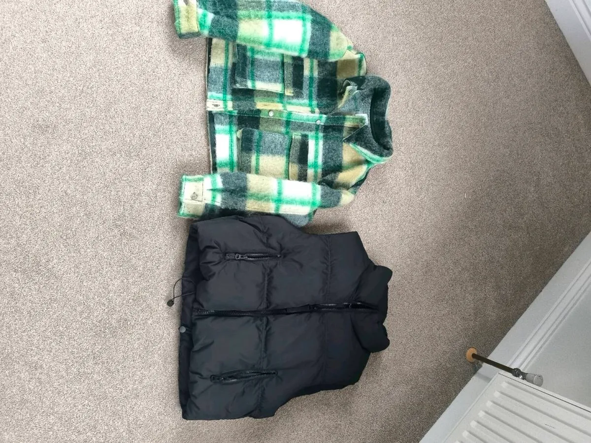 Zara Green Jacket      FB Sister sleeveless jacket - Image 1