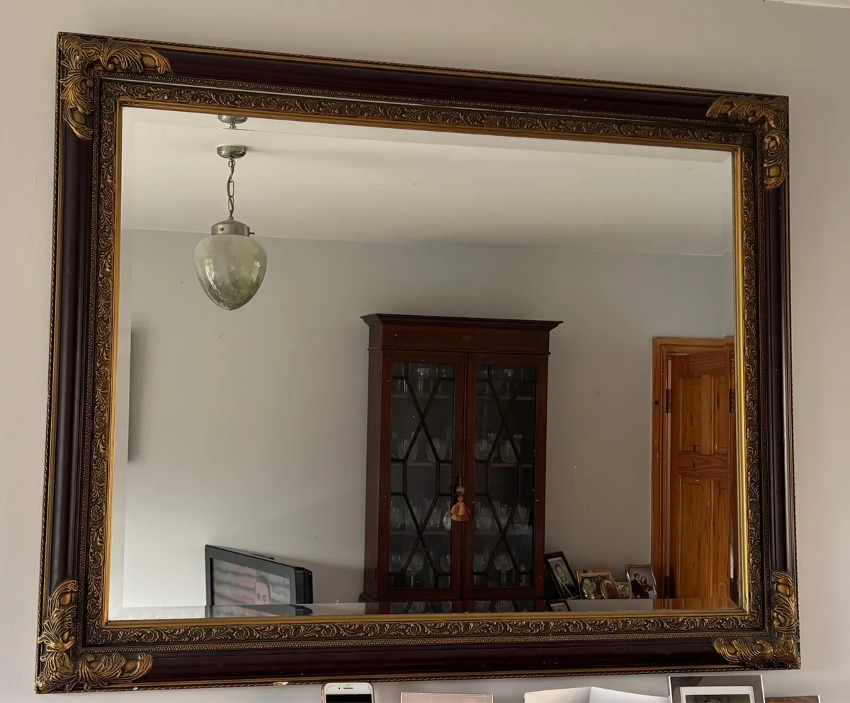 Large ‘Gilt Edge’ mirrors x 2 no. - Image 2
