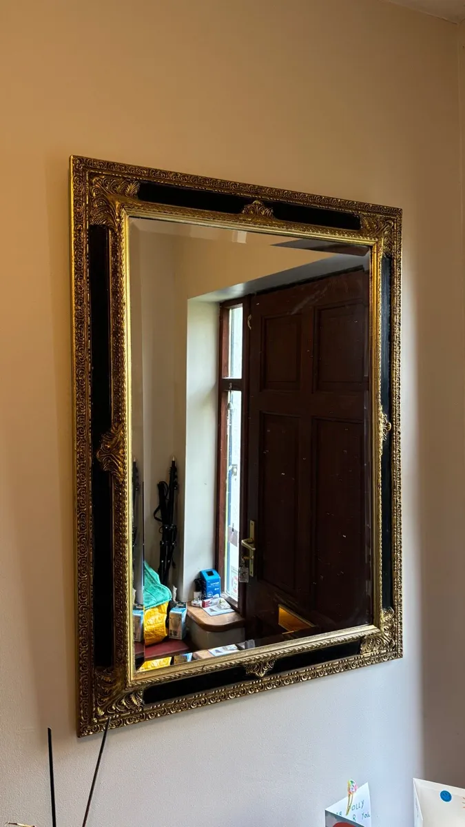 Large ‘Gilt Edge’ mirror - Image 2