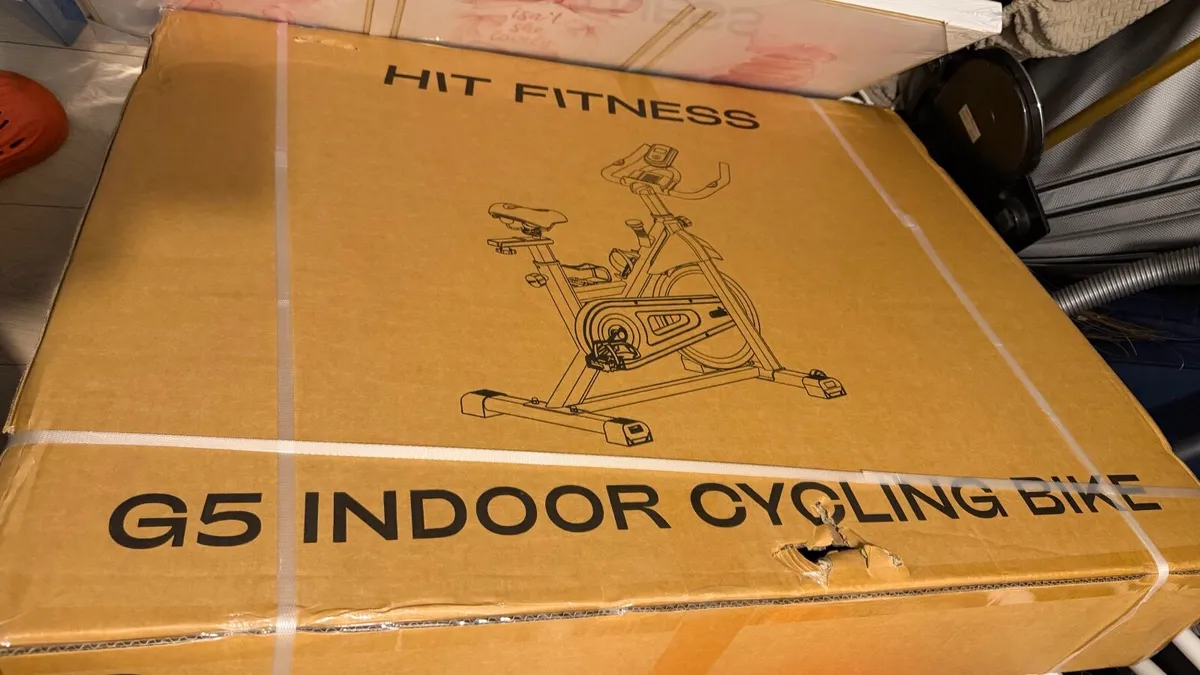 Hit fitness Spin Bike Belt G5 with console - Image 2