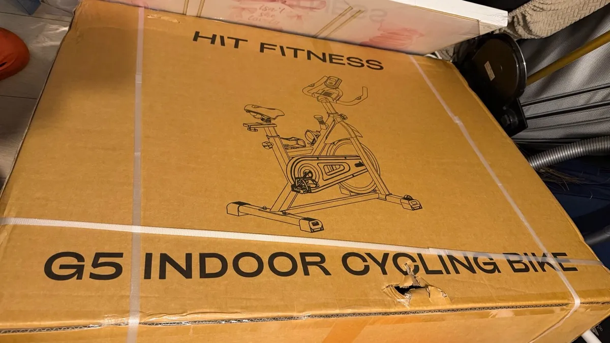 Hit fitness Spin Bike Belt G5 with console - Image 4