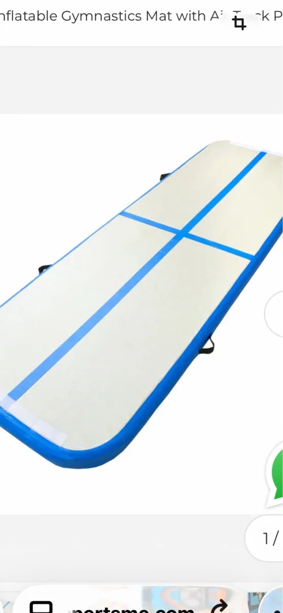 6m air track for gymnastics with pump and bag