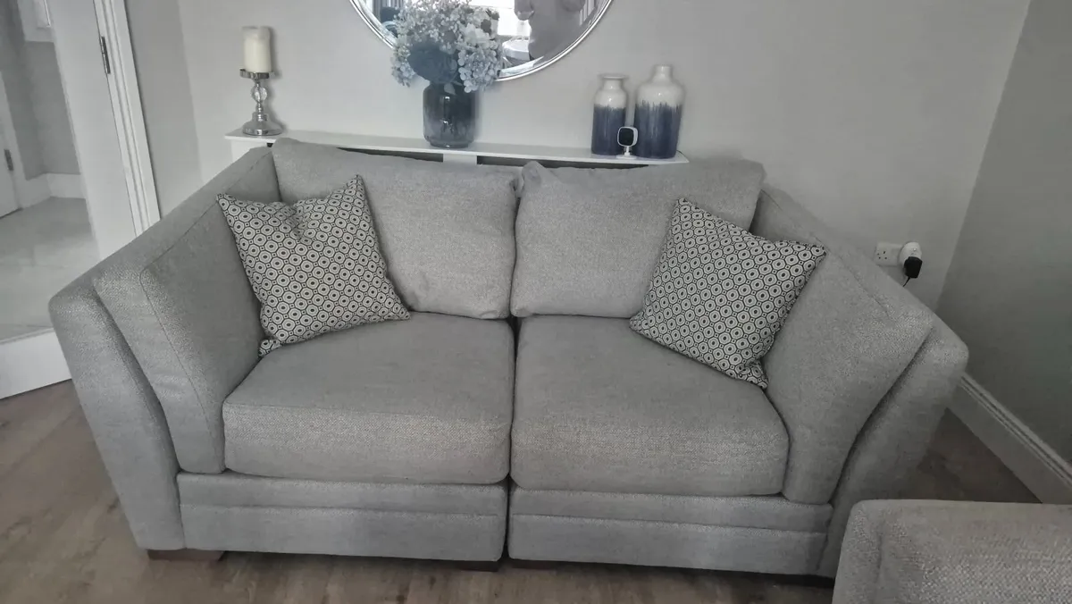 Grey DFS Long Beach Couch Sofa - Image 1